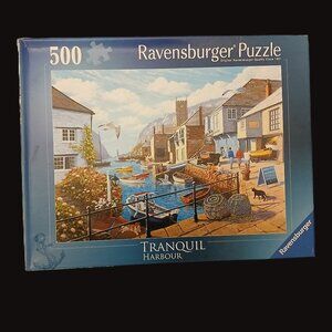 **Damaged Box** Ravensburger Tranquil Harbour Jigsaw Puzzle, 500 Pieces